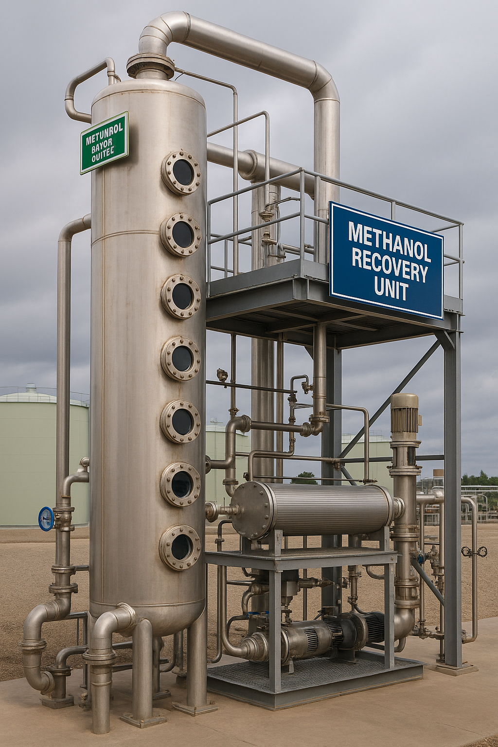 Process flow diagram for FAME B100